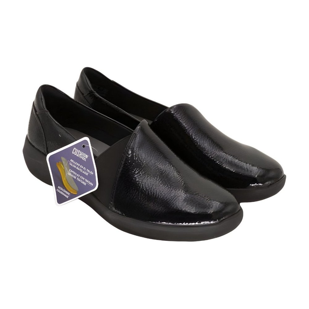 Clarks Womens Kayleigh Step Loafer, Black Synthetic, Size 10 - Picture 8 of 8